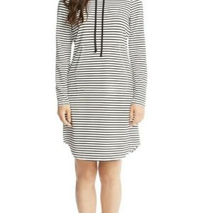 Karen Kane Women's Stripe Hooded Dress